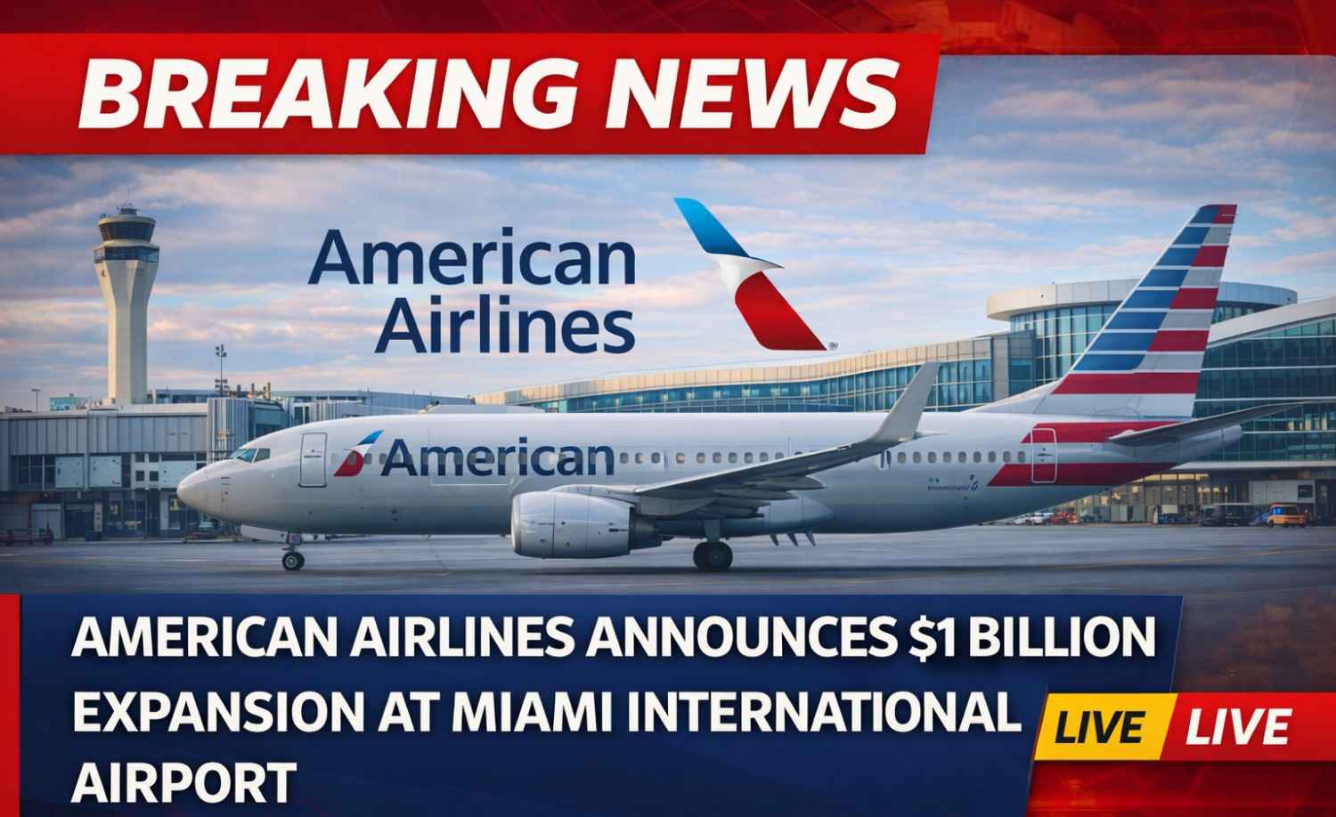 American Airlines Announces $1 Billion Expansion at Miami International Airport