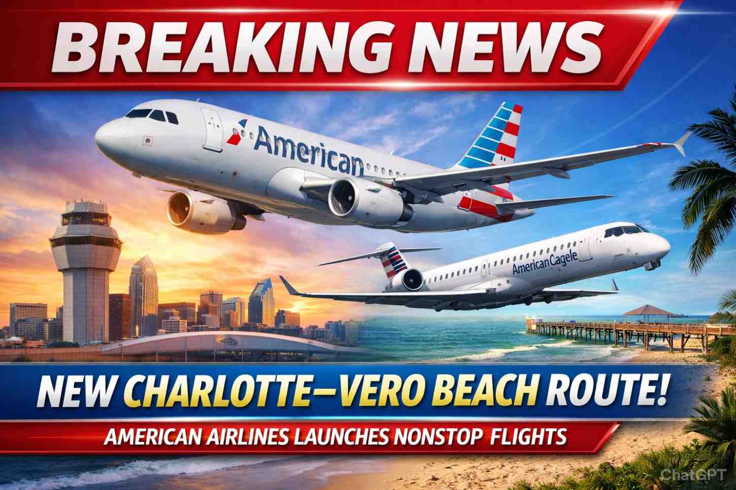 American Airlines Launches New Charlotte–Vero Beach Route