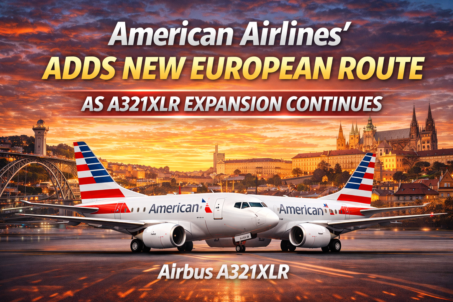American Airlines’ Adds New European Route as A321XLR Expansion Continues