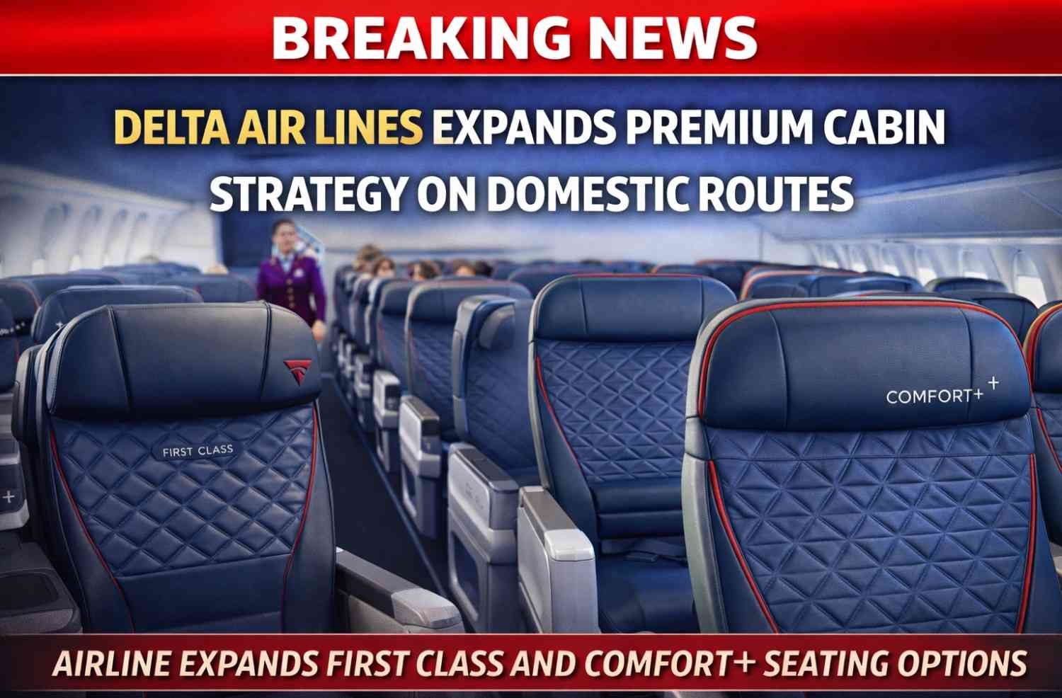 Delta Air Lines Expands Premium Cabin Strategy on Domestic Routes