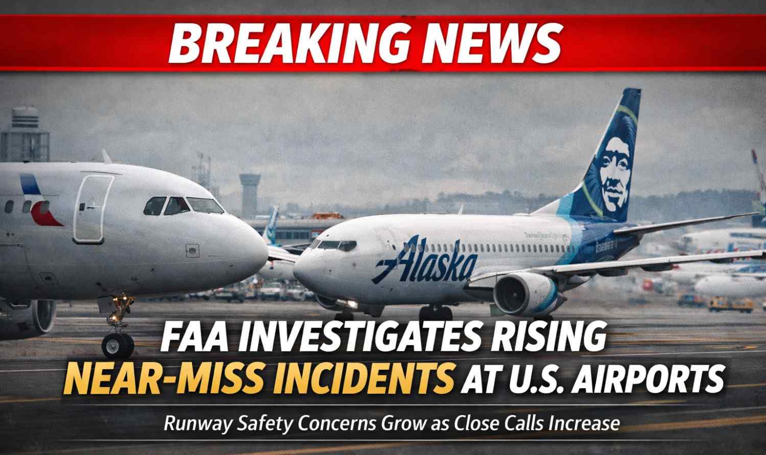 FAA Investigates Rising Near-Miss Incidents at U.S. Airports
