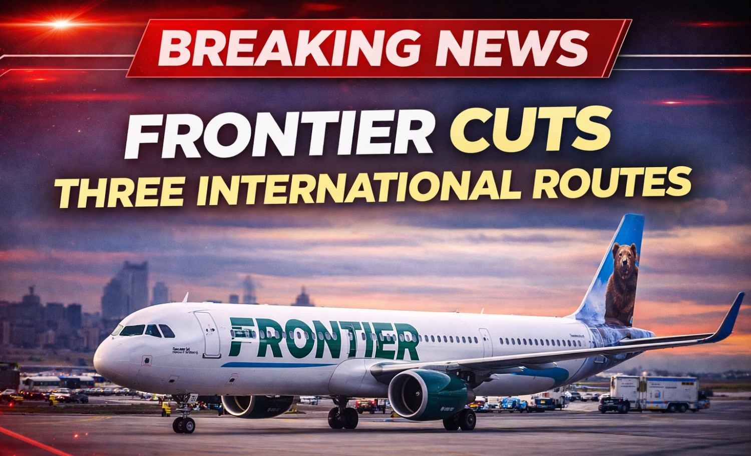 Frontier Cuts Three International Routes