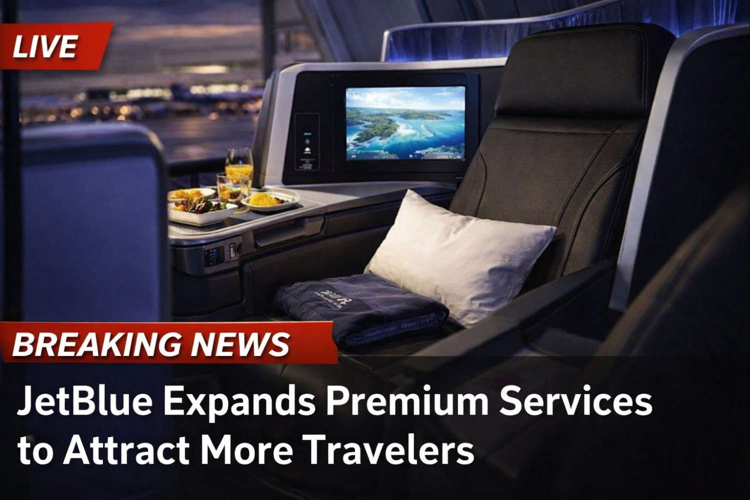 JetBlue Expands Premium Services to Attract More Travelers