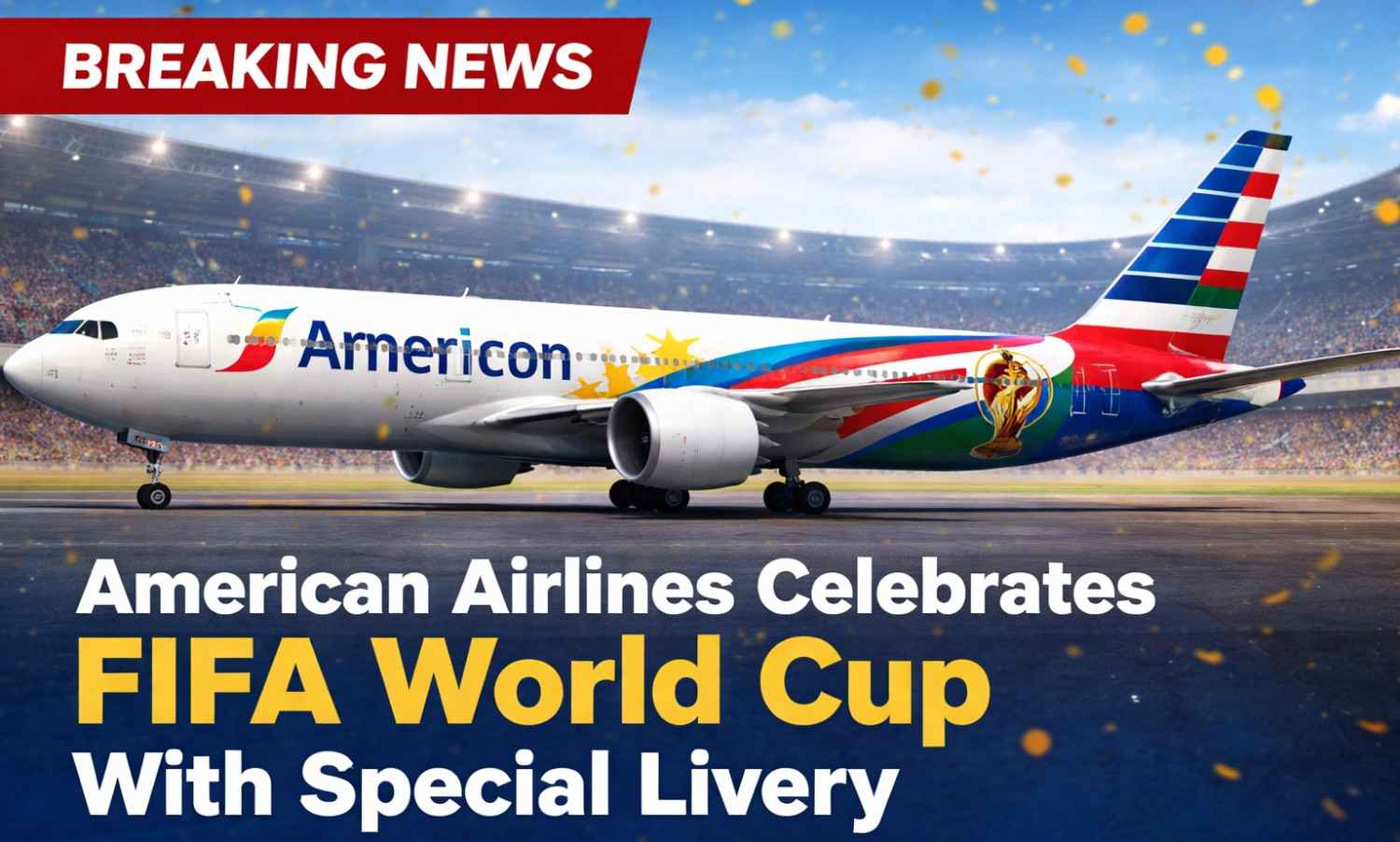 American Airlines Celebrates FIFA World Cup With Special Livery