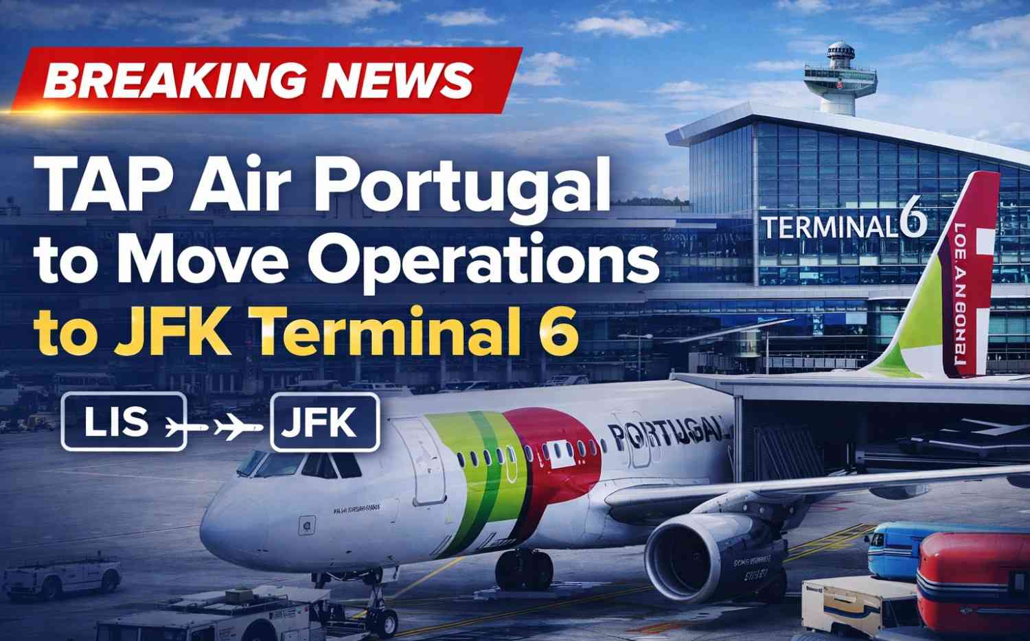 TAP Air Portugal to Move Operations to JFK Terminal 6