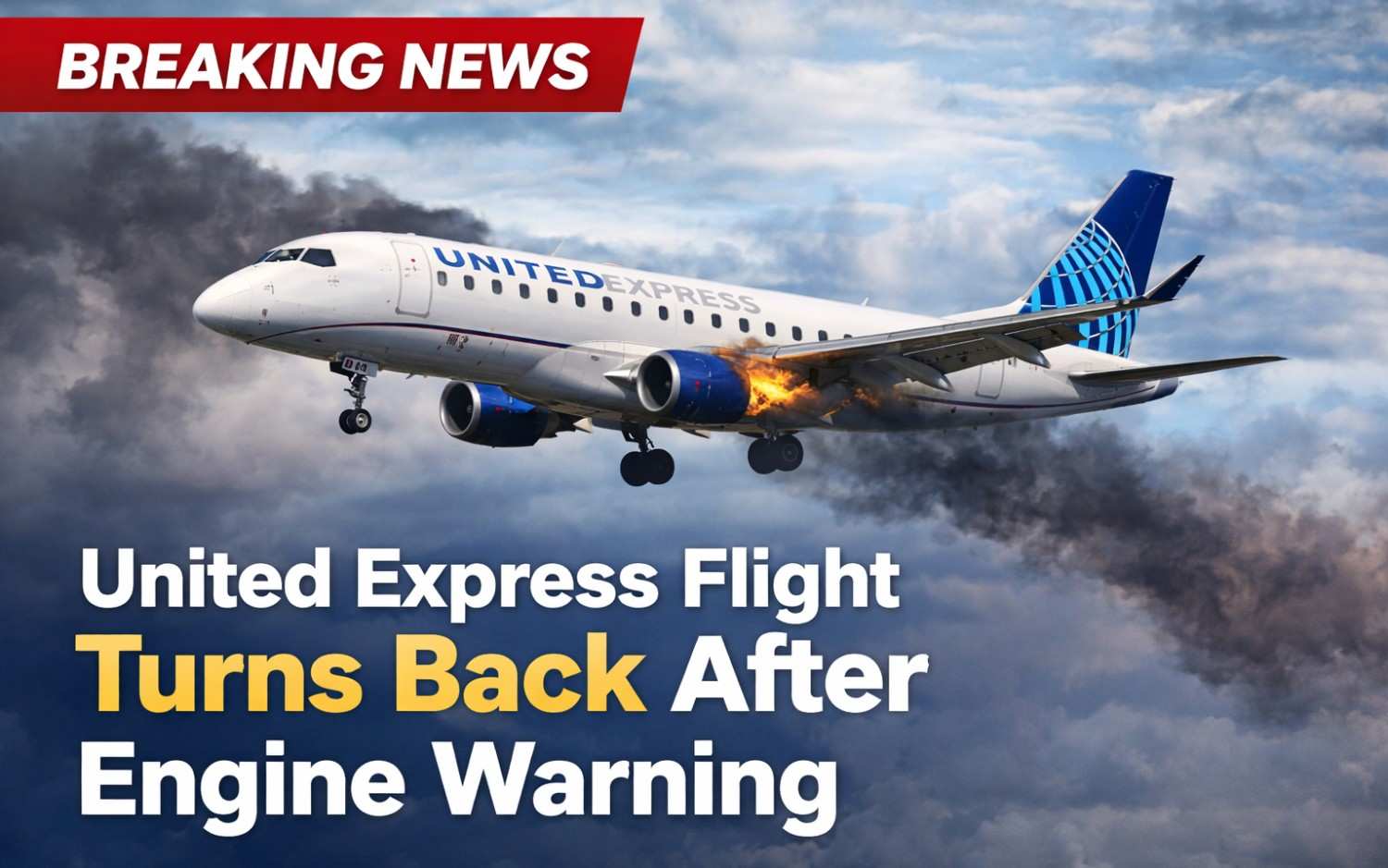 United Express Flight Turns Back After Engine Warning